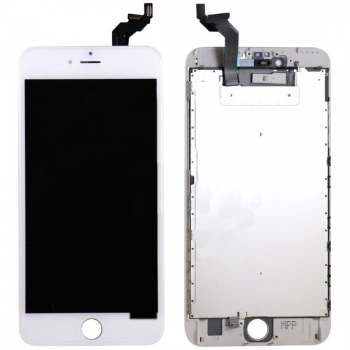 iPhone 6S LCD White with Metal Plate